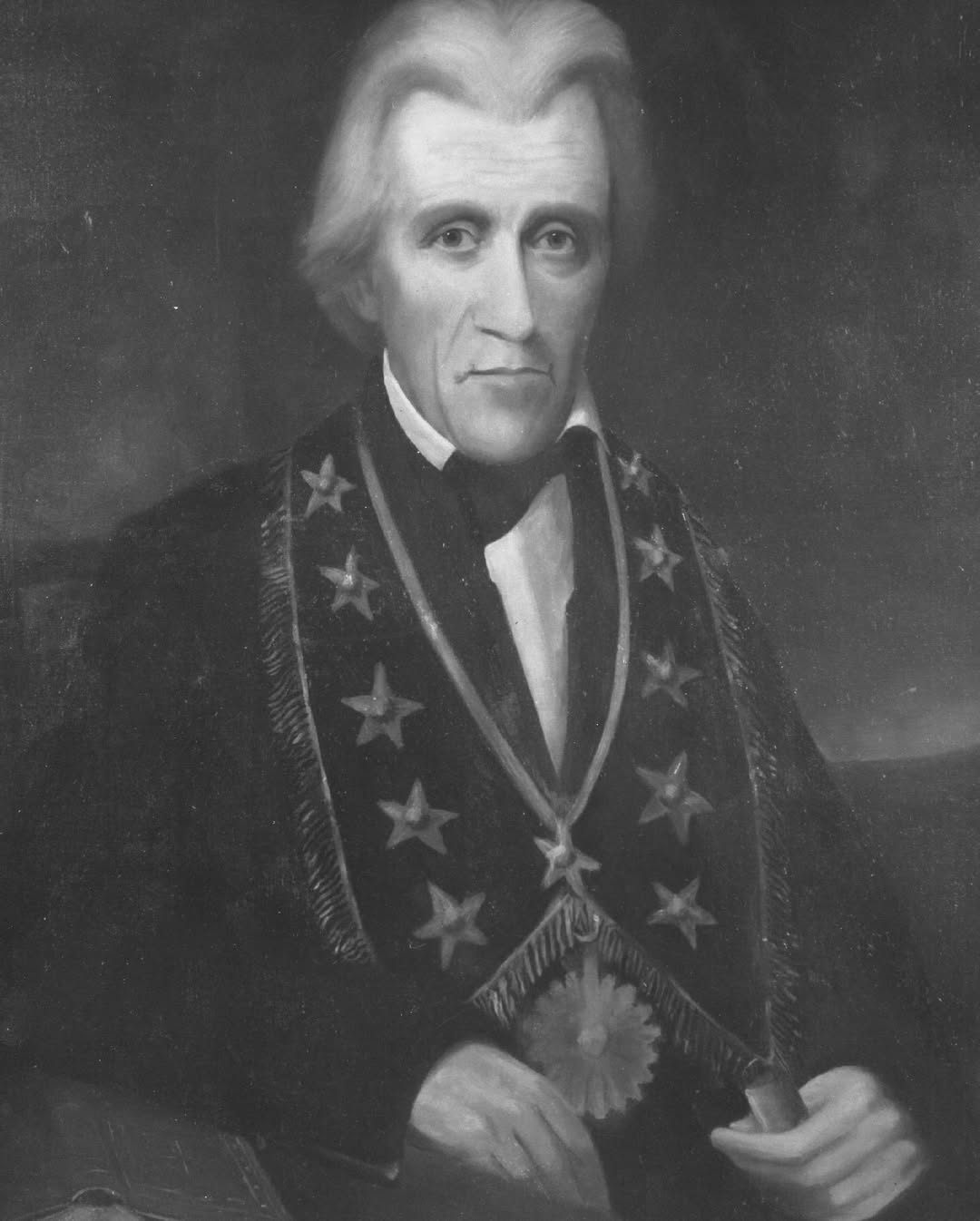 Andrew Jackson in Masonic Past Grand Master regalia